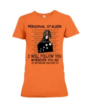 Personal Stalker Gordon Setter Premium Fit Ladies Tee tile