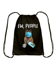 Ew People Dog Belgian Shepherd Dog Drawstring Bag tile