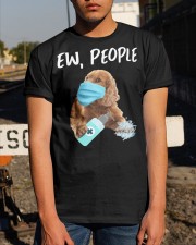 Ew People Dog Wearing A Face Mask Cocker Spaniel Classic T-Shirt apparel-classic-tshirt-lifestyle-29