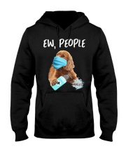 Ew People Dog Wearing A Face Mask Cocker Spaniel Hooded Sweatshirt tile