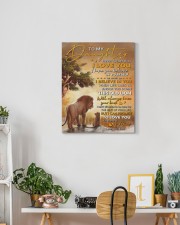Never Forget That I Love You Lion Dad To Daughter 16x20 Gallery Wrapped Canvas Prints aos-canvas-pgw-16x20-lifestyle-front-03