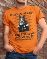 Personal Stalker Boston Terrier Classic T-Shirt apparel-classic-tshirt-lifestyle-26