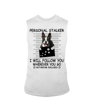 Personal Stalker Boston Terrier Sleeveless Tee tile