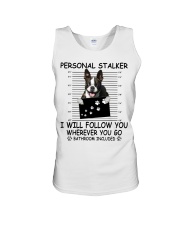Personal Stalker Boston Terrier Unisex Tank tile
