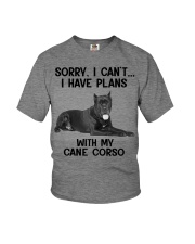 I have plans with my dog Cane Corso Youth T-Shirt tile