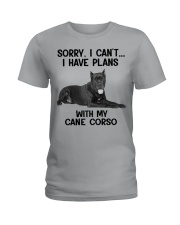 I have plans with my dog Cane Corso Ladies T-Shirt tile
