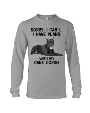 I have plans with my dog Cane Corso Long Sleeve Tee tile