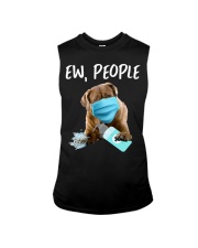 Ew People Dog Wearing A Face Mask Bullmastiff Sleeveless Tee tile