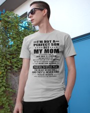 I'm Not A Perfect Son But My Mom Loves Me Classic T-Shirt apparel-classic-tshirt-lifestyle-17