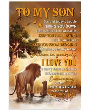 Don't Let Today's Trouble Bring You Down To Son Vertical Poster tile
