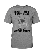 I have plans with my dog Airedale Terrier Premium Fit Mens Tee tile