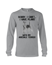 I have plans with my dog Airedale Terrier Long Sleeve Tee tile