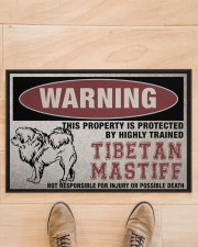 Tibetan this property is protected Doormat 22.5" x 15" aos-doormat-22-5x15-lifestyle-front-02