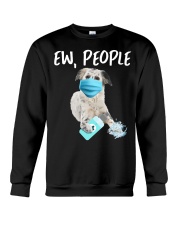 Ew People Dog Wearing A Face Mask English Setter Crewneck Sweatshirt tile