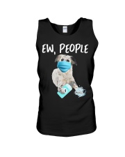 Ew People Dog Wearing A Face Mask English Setter Unisex Tank tile
