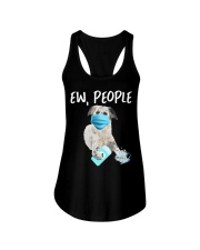 Ew People Dog Wearing A Face Mask English Setter Ladies Flowy Tank tile