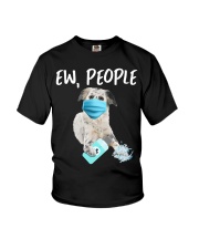 Ew People Dog Wearing A Face Mask English Setter Youth T-Shirt tile