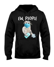 Ew People Dog Wearing A Face Mask English Setter Hooded Sweatshirt tile