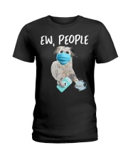 Ew People Dog Wearing A Face Mask English Setter Ladies T-Shirt tile