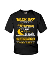 Back Off I Have A Crazy Stepdad To Daughter Youth T-Shirt tile
