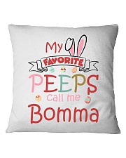 Customize Easter's day Bomma To Grandma Square Pillowcase tile