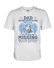 Remembering You Is Easy Mom To Daughter V-Neck T-Shirt tile