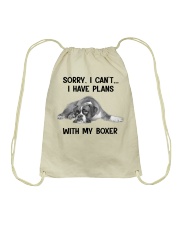 I have plans with Boxer Drawstring Bag tile