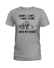 I have plans with Boxer Ladies T-Shirt tile