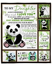 Bear-Im So Proud Of You-Mom-To-Daughter Fleece Blanket - 50" x 60" front
