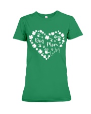 Dog Mom Lucky Premium Fit Ladies Tee tile
