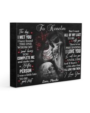 Personalized The Day I Met You GF To Boyfriend 14x11 Gallery Wrapped Canvas Prints front