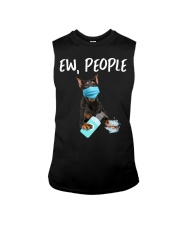 Ew People Dog Wearing A Face Mask German Pinscher Sleeveless Tee tile