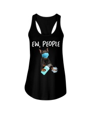 Ew People Dog Wearing A Face Mask German Pinscher Ladies Flowy Tank tile