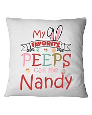 Customize Easter's day Nandy To Grandma Square Pillowcase tile