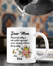 Personalized Thanks For Putting Up Daughter To Mom Mug ceramic-mug-lifestyle-64
