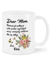 Personalized Thanks For Putting Up Daughter To Mom Mug front