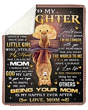 There Was Little Girl Stole Heart Mom To Daughter Sherpa Fleece Blanket tile