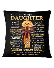 There Was Little Girl Stole Heart Mom To Daughter Square Pillowcase tile