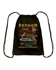 Father You Are My Favorite Dinosaur Drawstring Bag tile