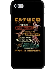 Father You Are My Favorite Dinosaur Phone Case tile