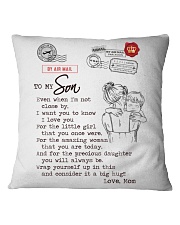 Even When I'm Not Close By Mom To Son Square Pillowcase tile