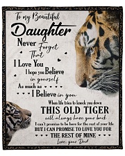 Never Forget That I Love You Dad To Daughter Fleece Blanket - 50" x 60" front