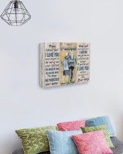 Personalized Never Forget That I Love U To Husband 14x11 Gallery Wrapped Canvas Prints aos-canvas-pgw-14x11-lifestyle-front-02