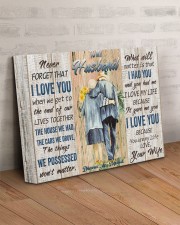 Personalized Never Forget That I Love U To Husband 14x11 Gallery Wrapped Canvas Prints aos-canvas-pgw-14x11-lifestyle-front-07