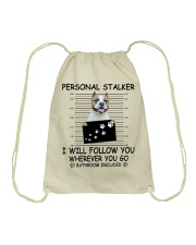 Personal Stalker American Staffordshire Terrier Drawstring Bag tile