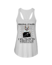 Personal Stalker American Staffordshire Terrier Ladies Flowy Tank tile