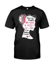 Behind Every Daughter Is a Mom To Daughter 3 Classic T-Shirt front