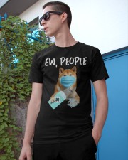 Ew People Dog Wearing A Face Mask Shiba inu Classic T-Shirt apparel-classic-tshirt-lifestyle-17