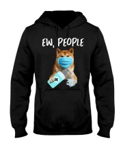 Ew People Dog Wearing A Face Mask Shiba inu Hooded Sweatshirt tile
