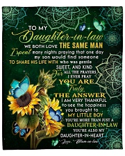 We Both Love The Same Man To Daughter-In-Law Fleece Blanket - 50" x 60" front